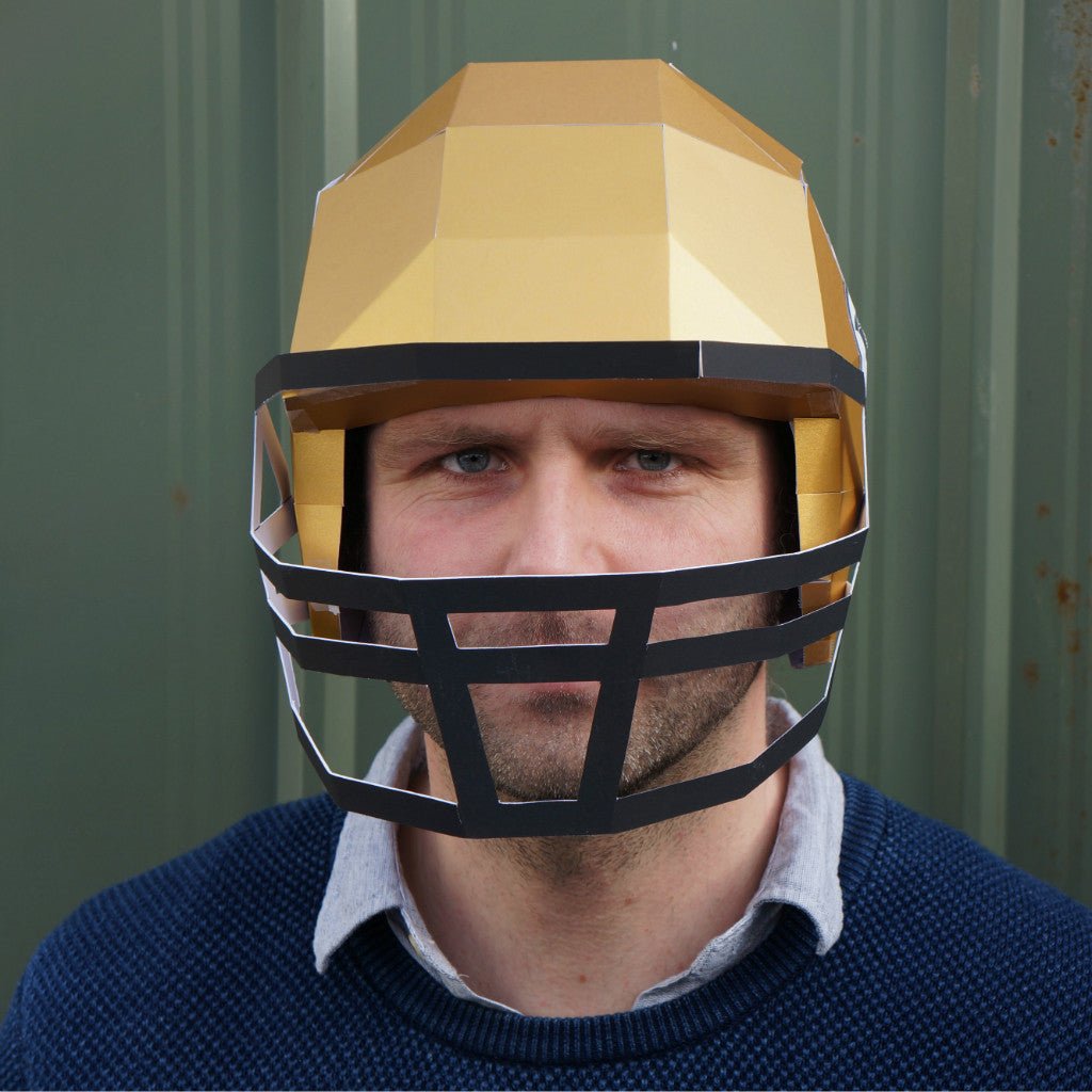 American Football Helmet | DIY Papercraft Template | PDF Download - Wintercroft-Mask