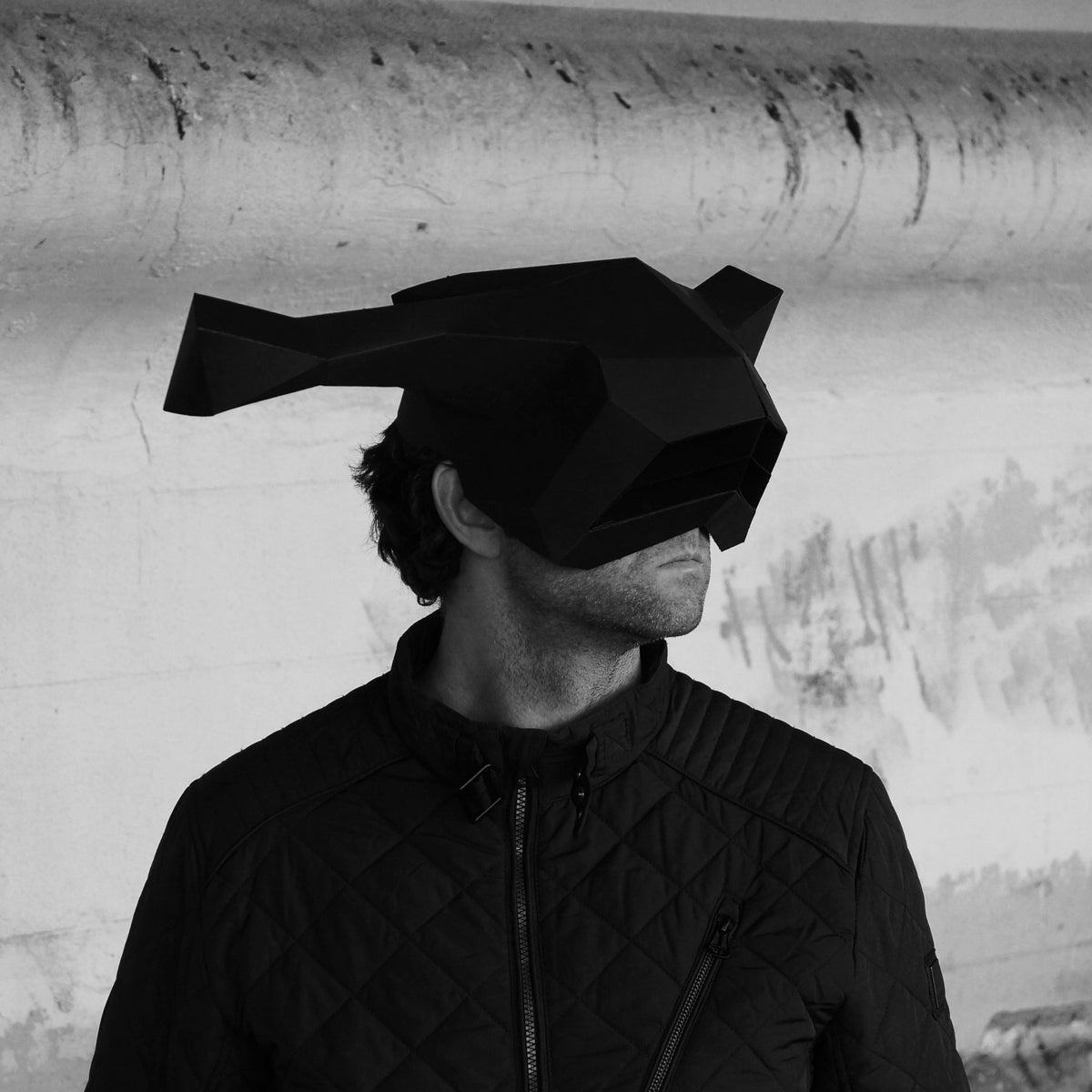 Victor - The Hammer | Sci-Fi Papercraft Headdress | PDF - Wintercroft-Mask