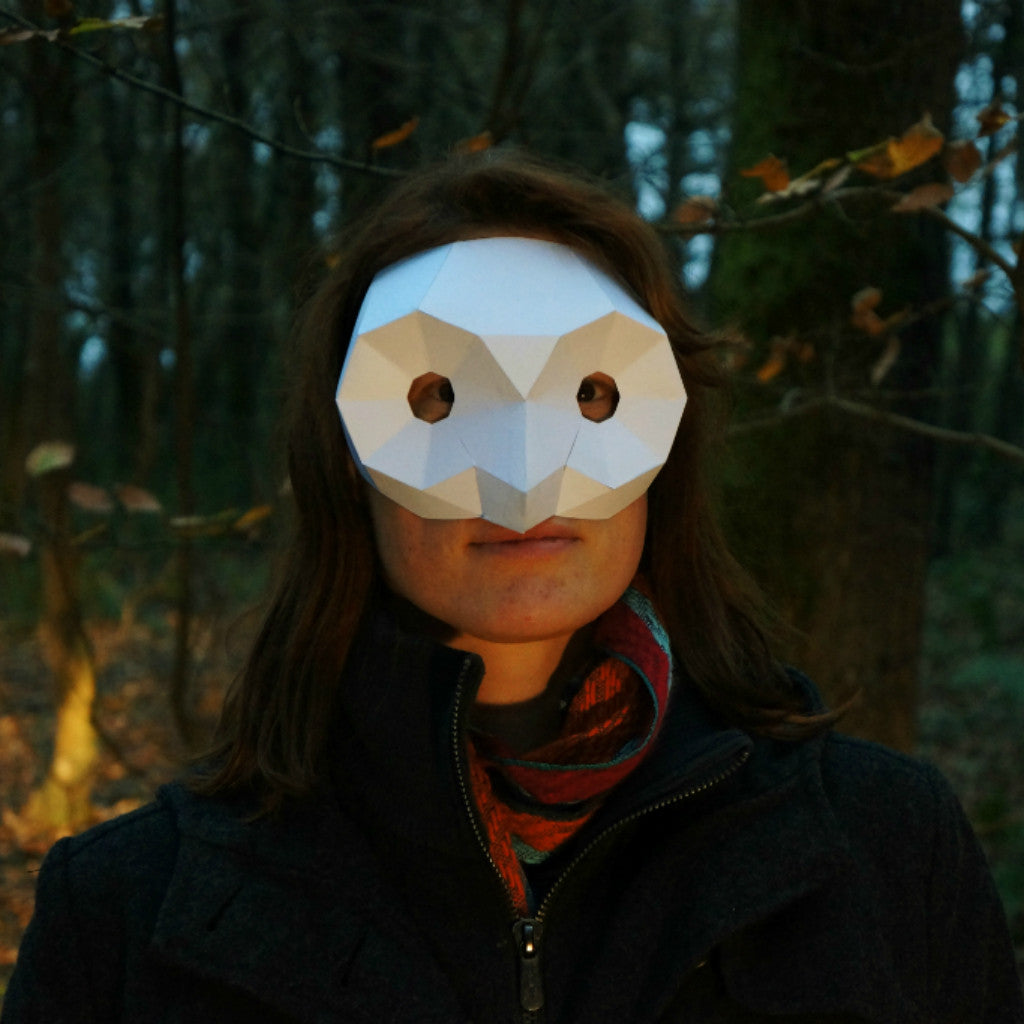 Owl half mask